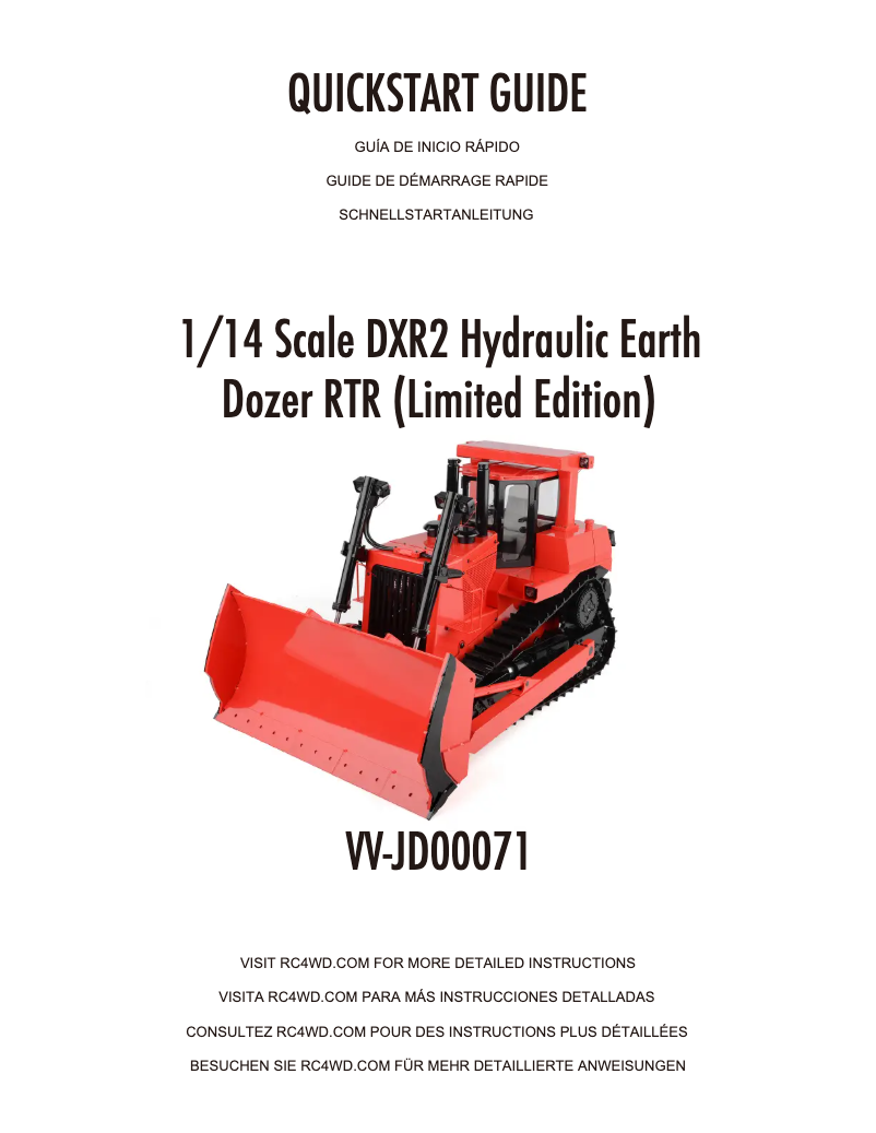 Image de la première page du manuel de l'appareil VV-JD00071