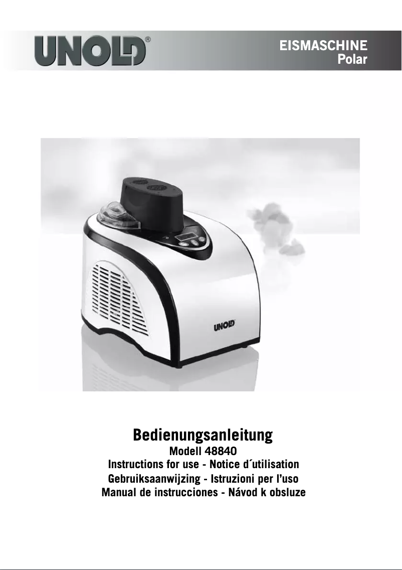 Image de la première page du manuel de l'appareil 48840