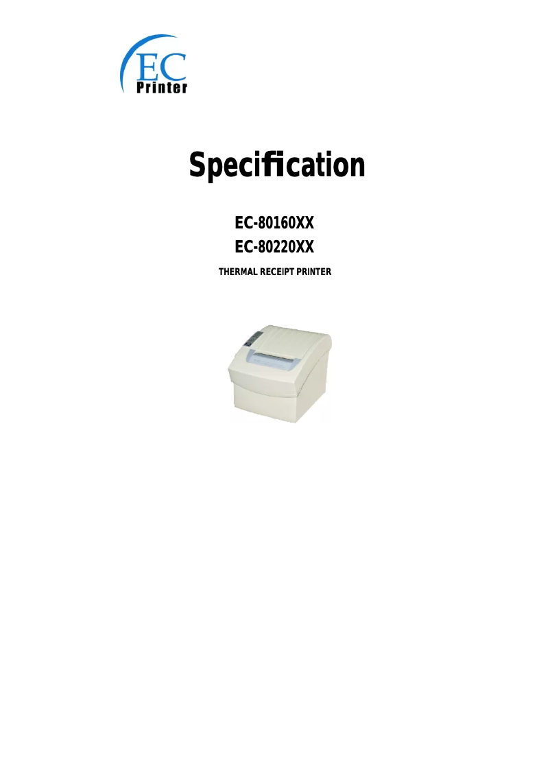 Page 1 de la notice Manuel utilisateur EC Line EC-SIC-80220