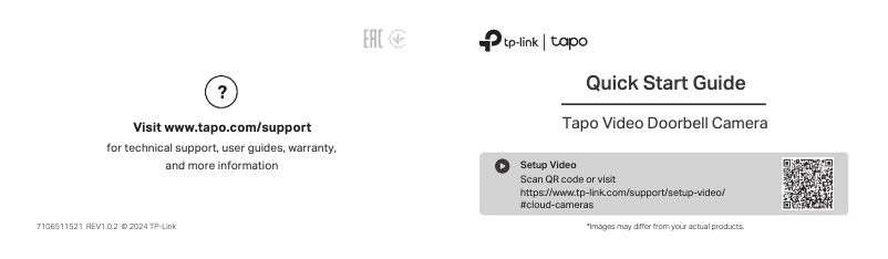 Page 1 de la notice Manuel utilisateur TP-Link Tapo D210