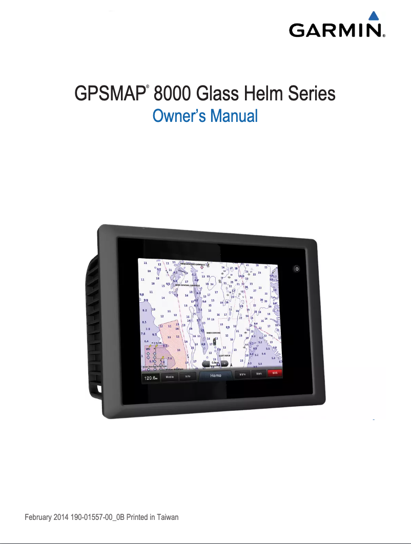 Page n°1 - Manuel utilisateur Garmin GPSMAP 8215