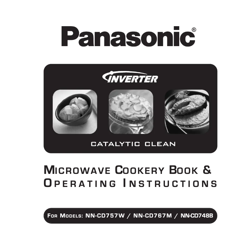 Imagen de la primera página del manual del dispositivo NN-CD748B