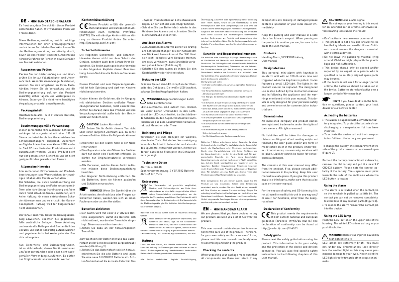 Page n°1 - Manuel utilisateur X4 Tech 701604