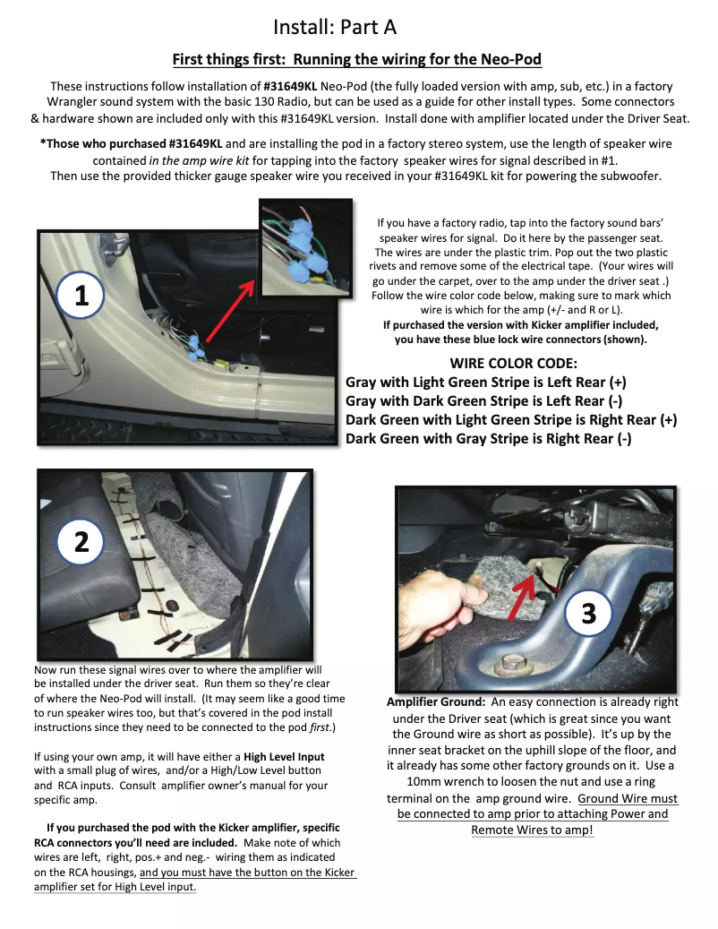 Image de la première page du manuel de l'appareil Neo-Pod