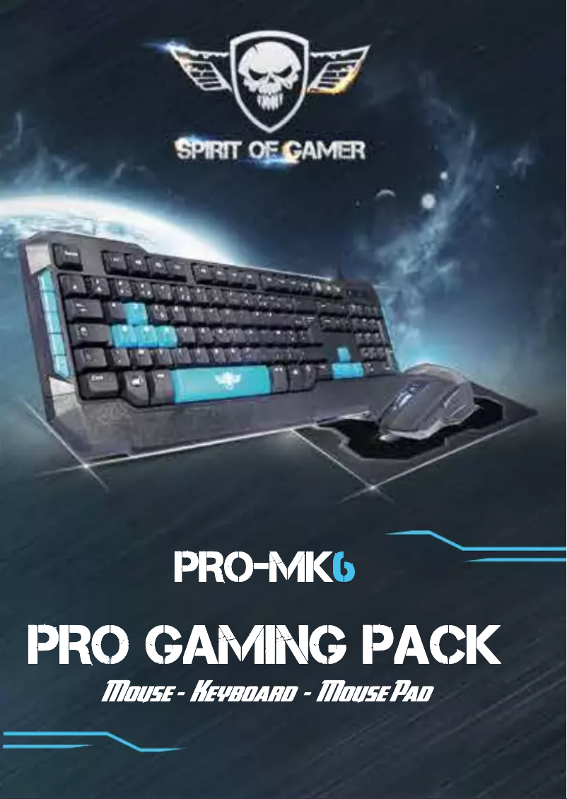 Page n°1 - Manuel utilisateur Spirit of Gamer PRO-MK6