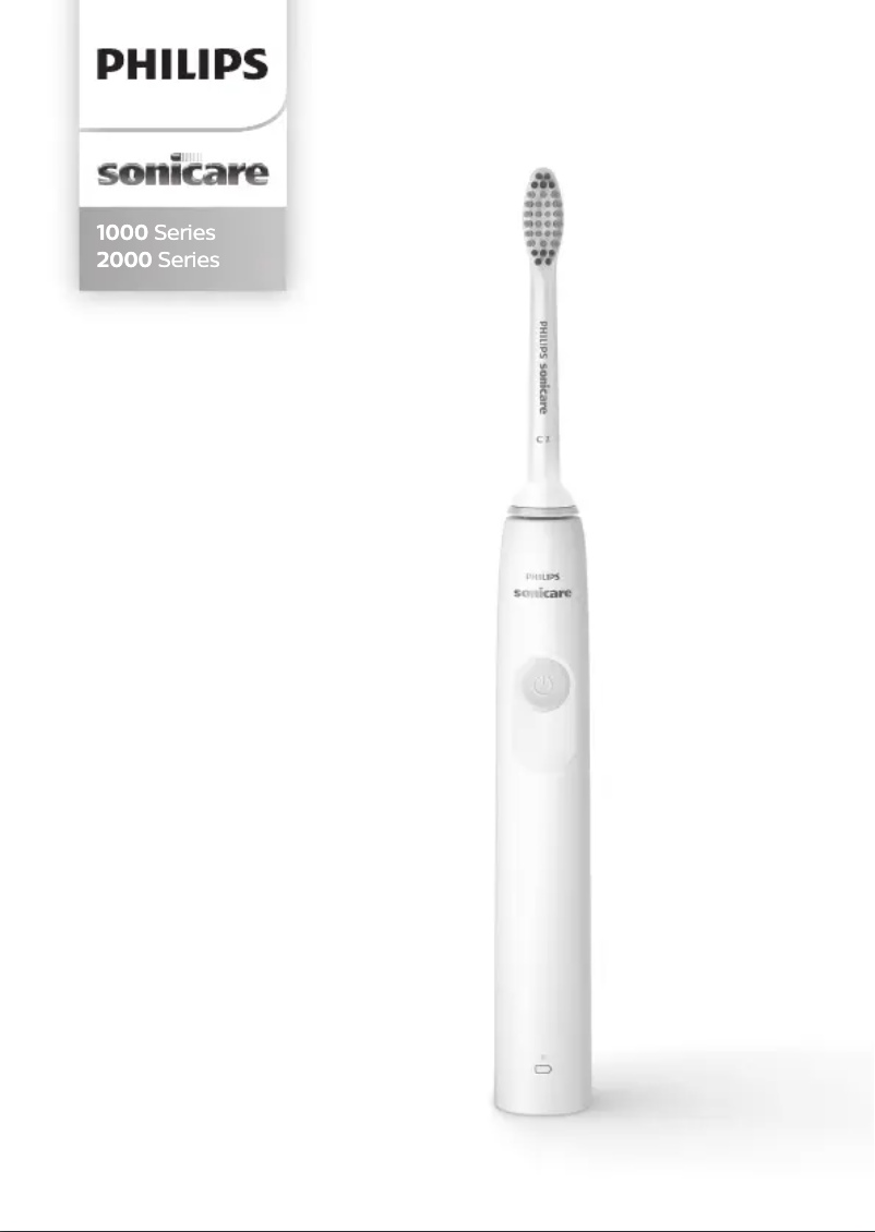 Page 1 de la notice Manuel utilisateur Philips Sonicare 1100 Series HX3641