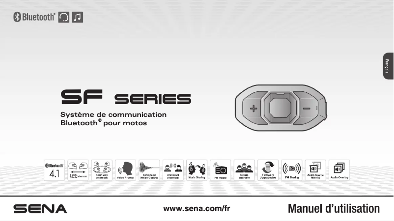 Page 1 de la notice Manuel utilisateur Sena SF4