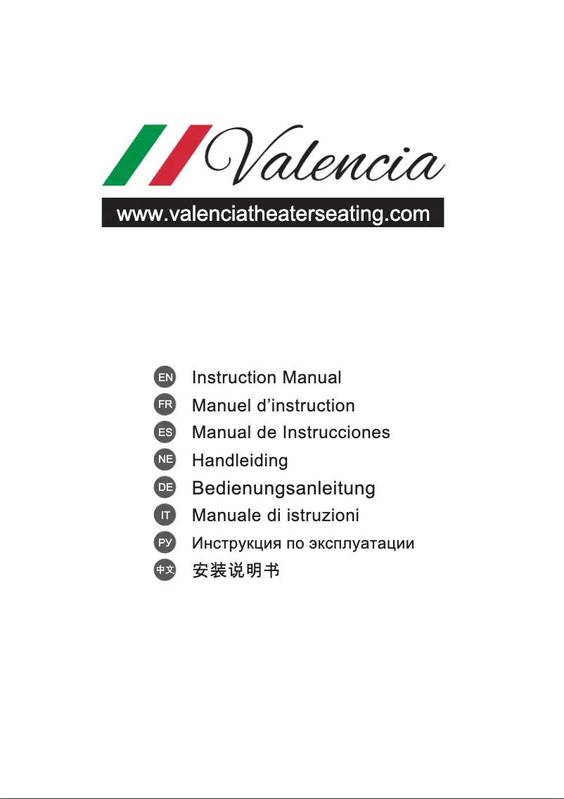 Page 1 de la notice Manuel utilisateur Valencia Oslo