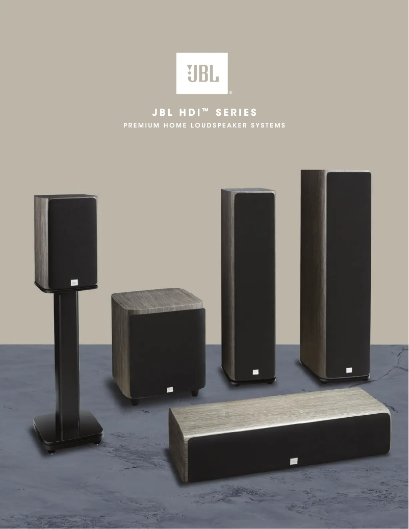 Page 1 de la notice Brochure JBL Synthesis HDI-4500