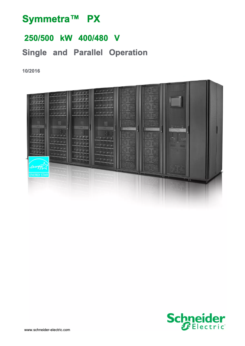 Page n°1 - Manuel utilisateur APC Symmetra PX