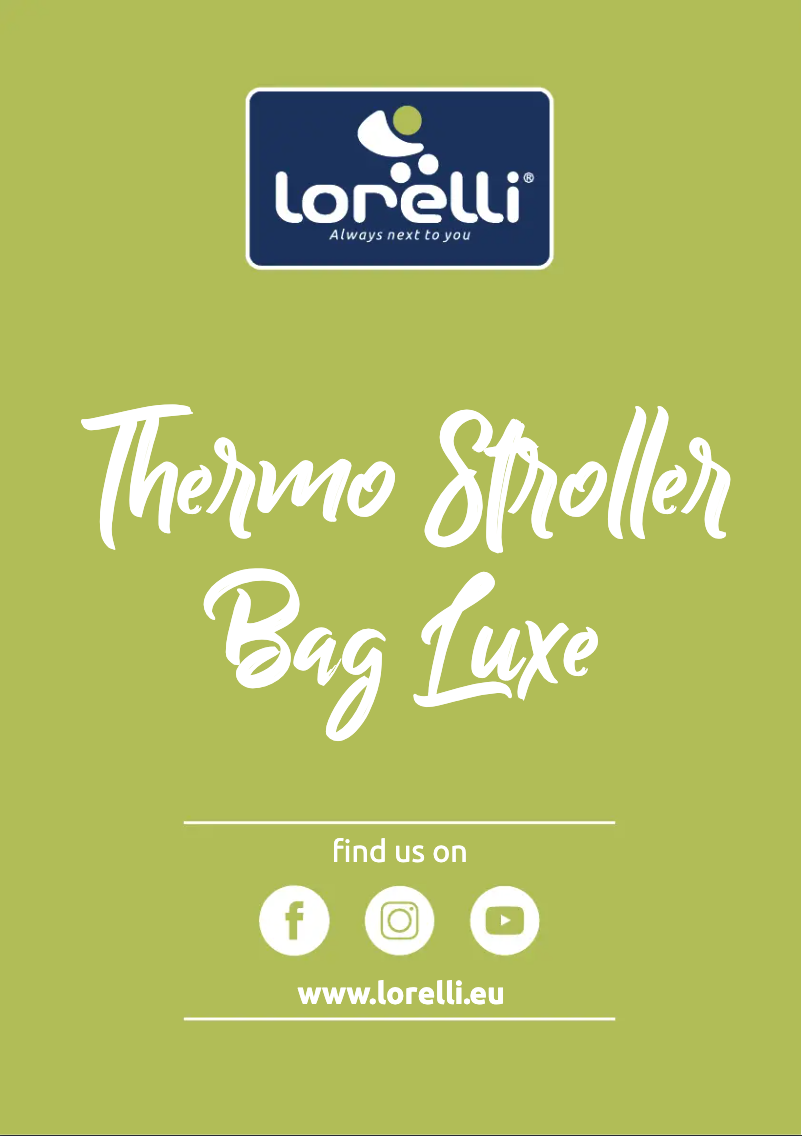 Page 1 de la notice Manuel utilisateur Lorelli Thermo Stroller Bag Luxe