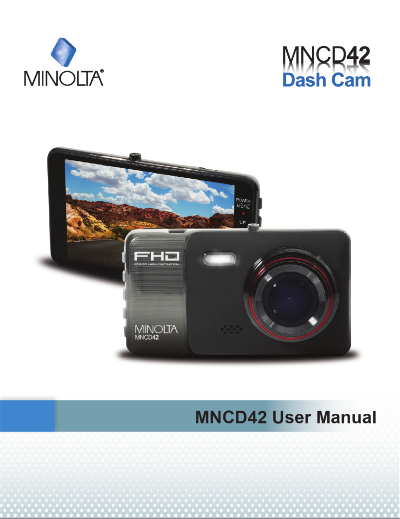 Page n°1 - Manuel utilisateur Minolta MNCD42