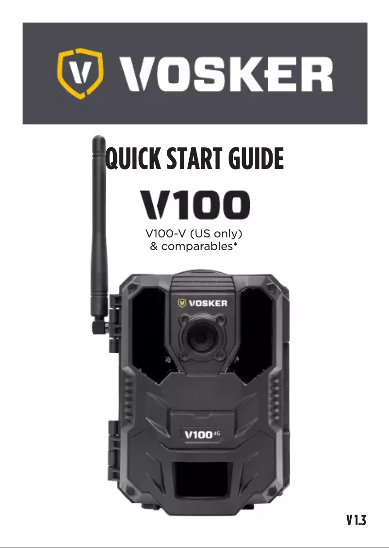 Page n°1 - Manuel utilisateur Vosker V100