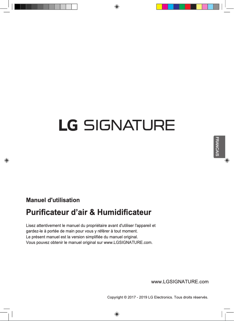 Imagen de la primera página del manual del dispositivo LSA50A