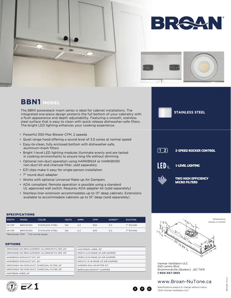 Image de la première page du manuel de l'appareil BBN1303SS