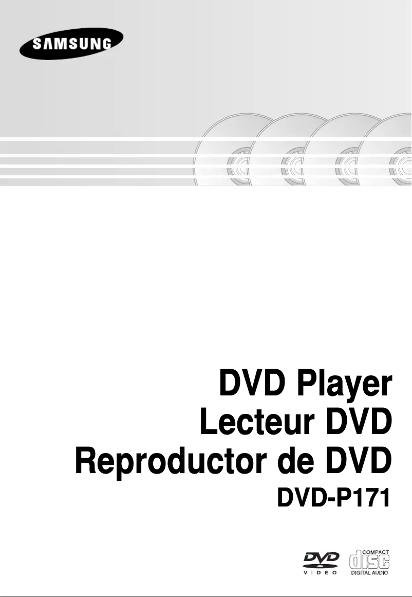 Page n°1 - Manuel utilisateur Samsung DVD-P171