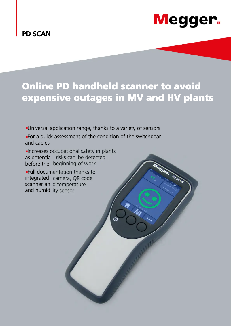 Image de la première page du manuel de l'appareil PD Scan