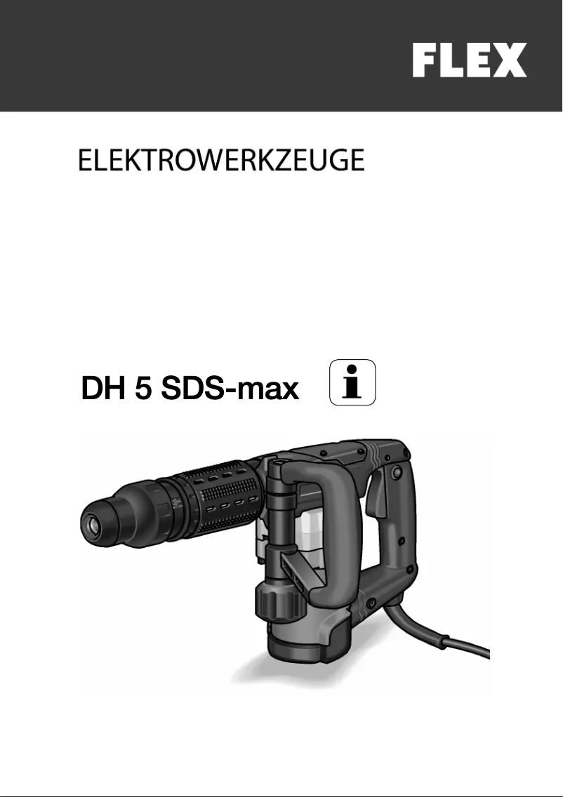 Image de la première page du manuel de l'appareil DH 5 SDS-max
