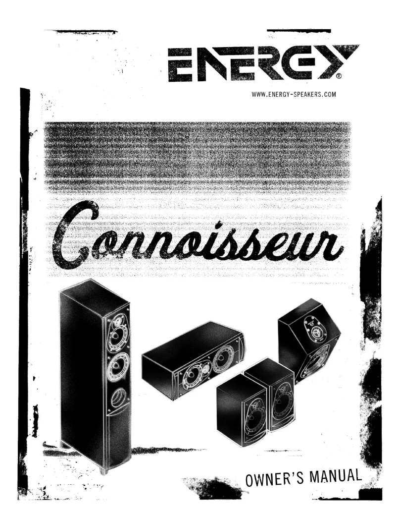 Page 1 de la notice Manuel utilisateur Energy Connoisseur CF-30