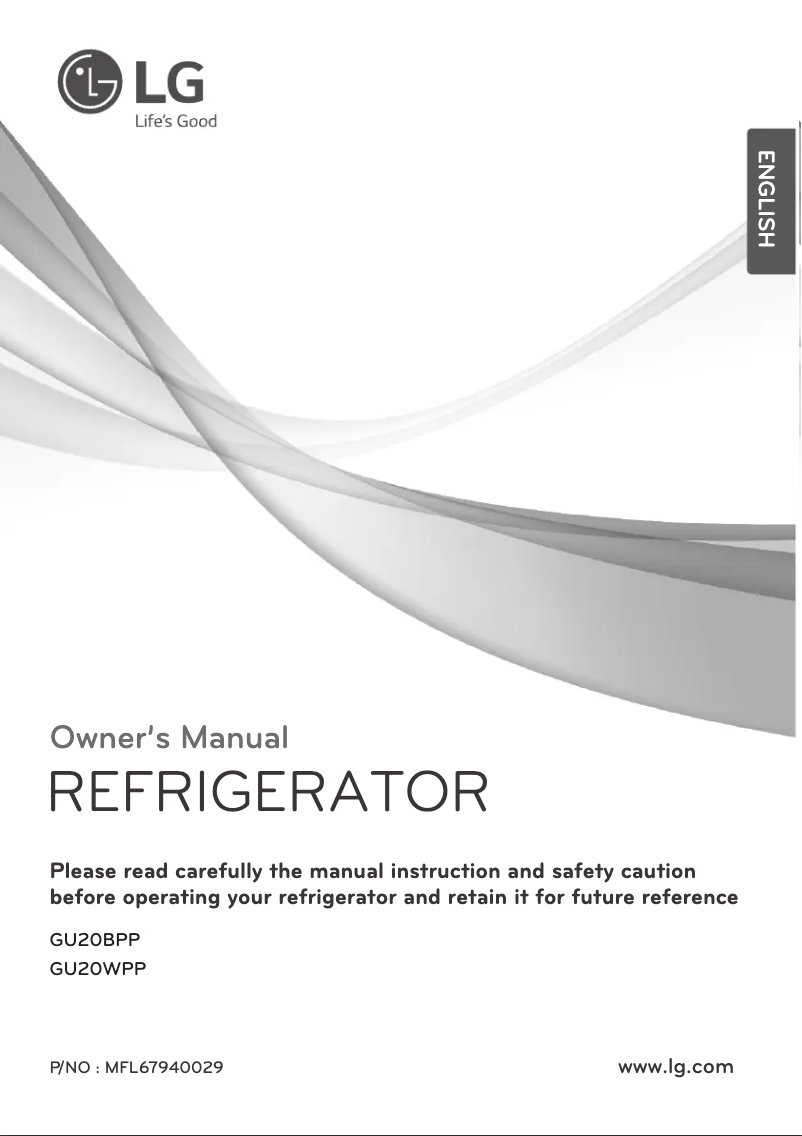 Página 1 del manual Manual de usuario LG GU20WPP