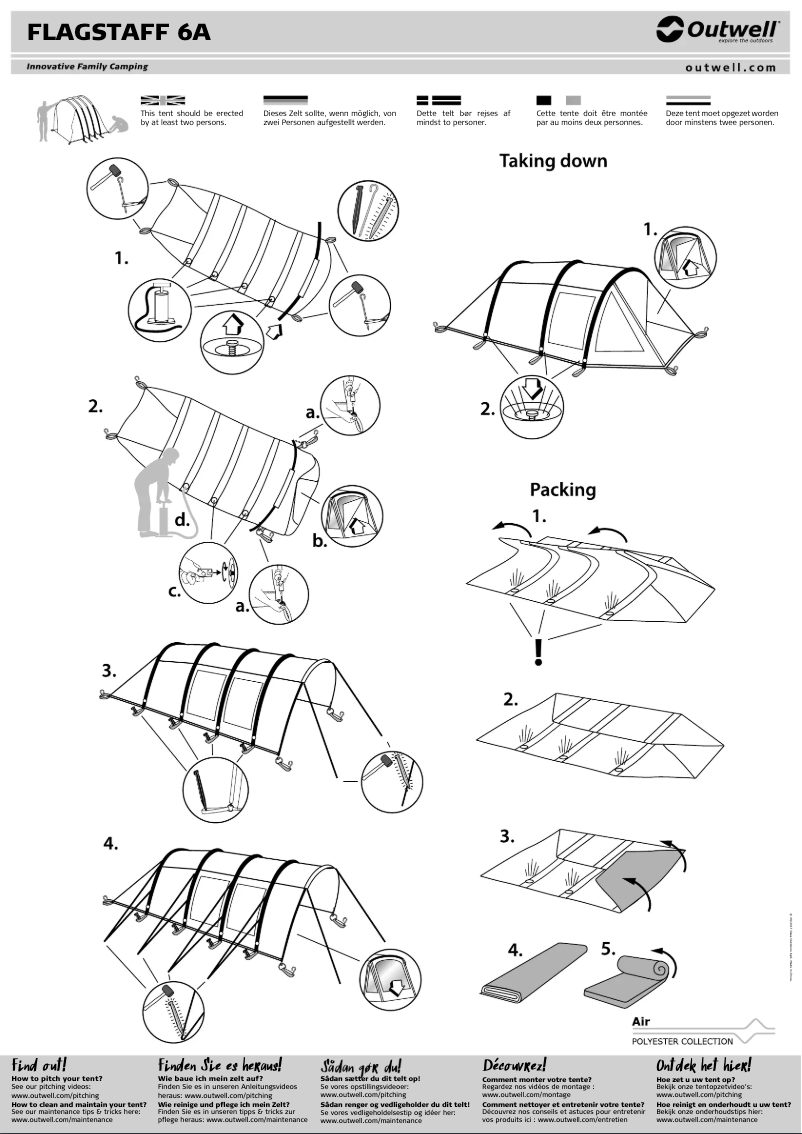 Image de la première page du manuel de l'appareil Flagstaff 6A