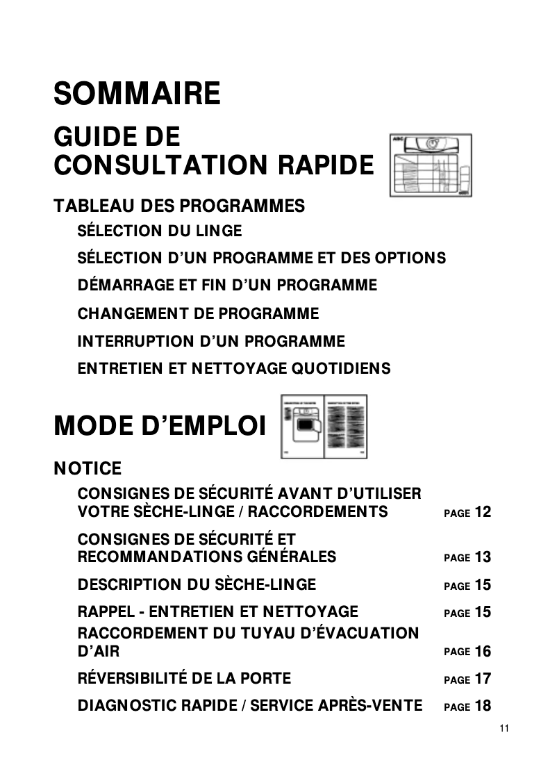 Image de la première page du manuel de l'appareil AWZ 770