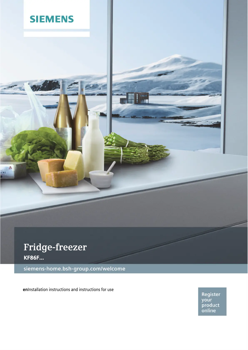 Page n°1 - Mode d'emploi Siemens KF86FPB2I