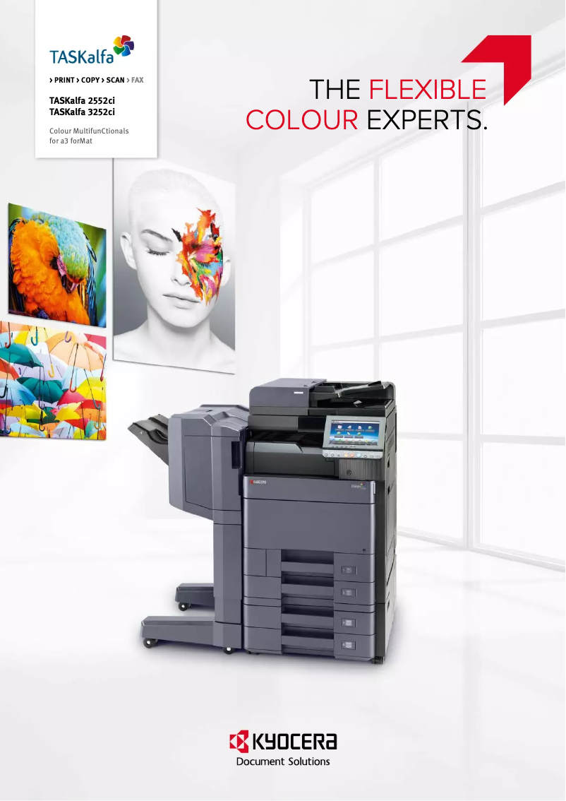 Page 1 de la notice Brochure Kyocera TASKalfa 3252CI