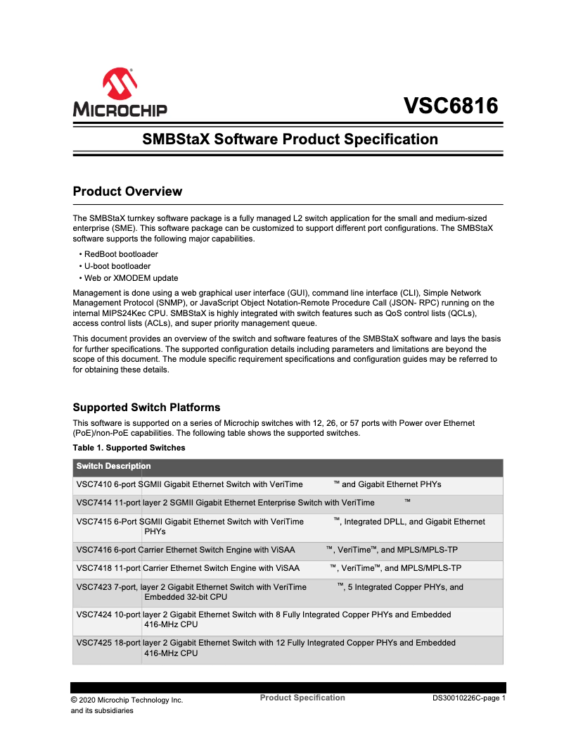 Image de la première page du manuel de l'appareil VSC6816-2023.03