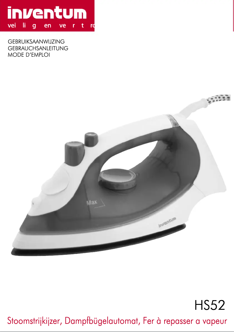 Page 1 de la notice Manuel utilisateur Inventum HS52