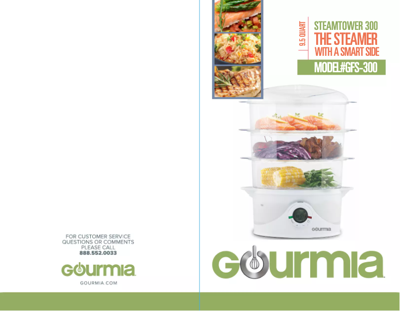 Page n°1 - Manuel utilisateur Gourmia GFS300
