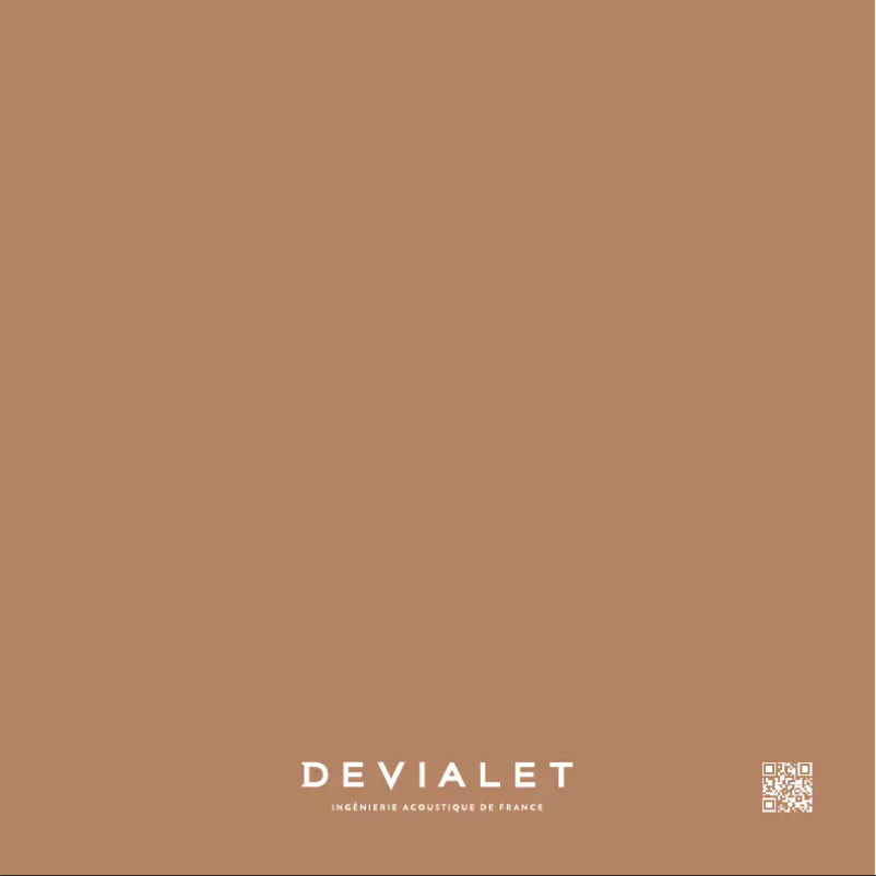 Page 1 de la notice Manuel utilisateur Devialet Gold Phantom