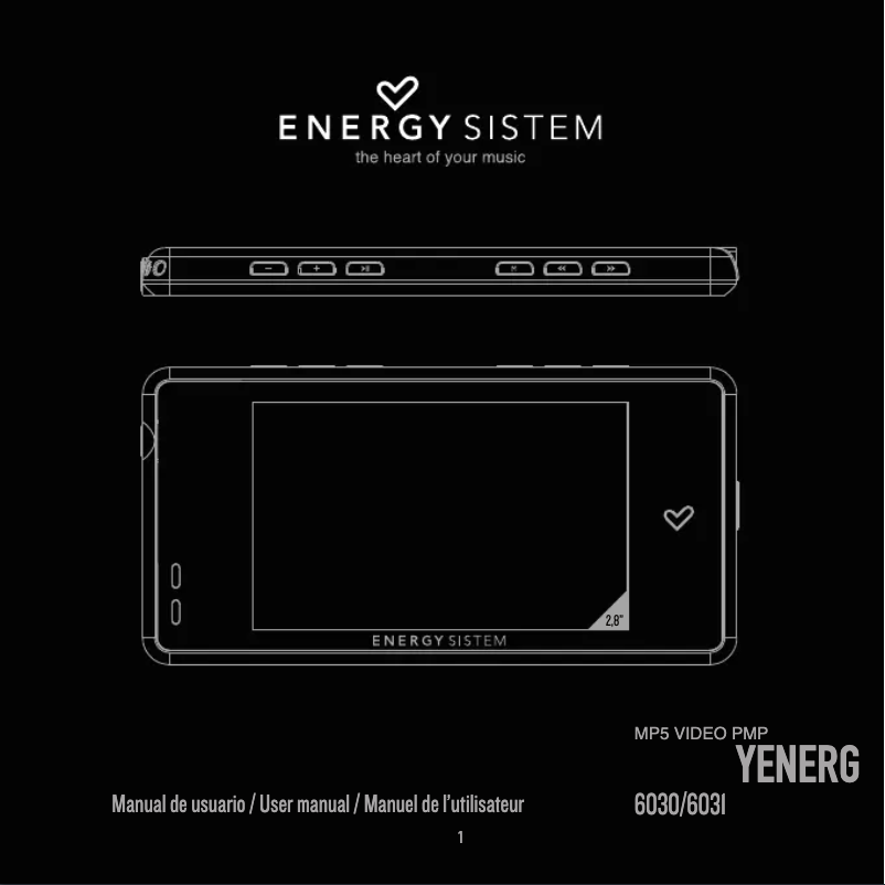 Page n°1 - Manuel utilisateur Energy Sistem 6030