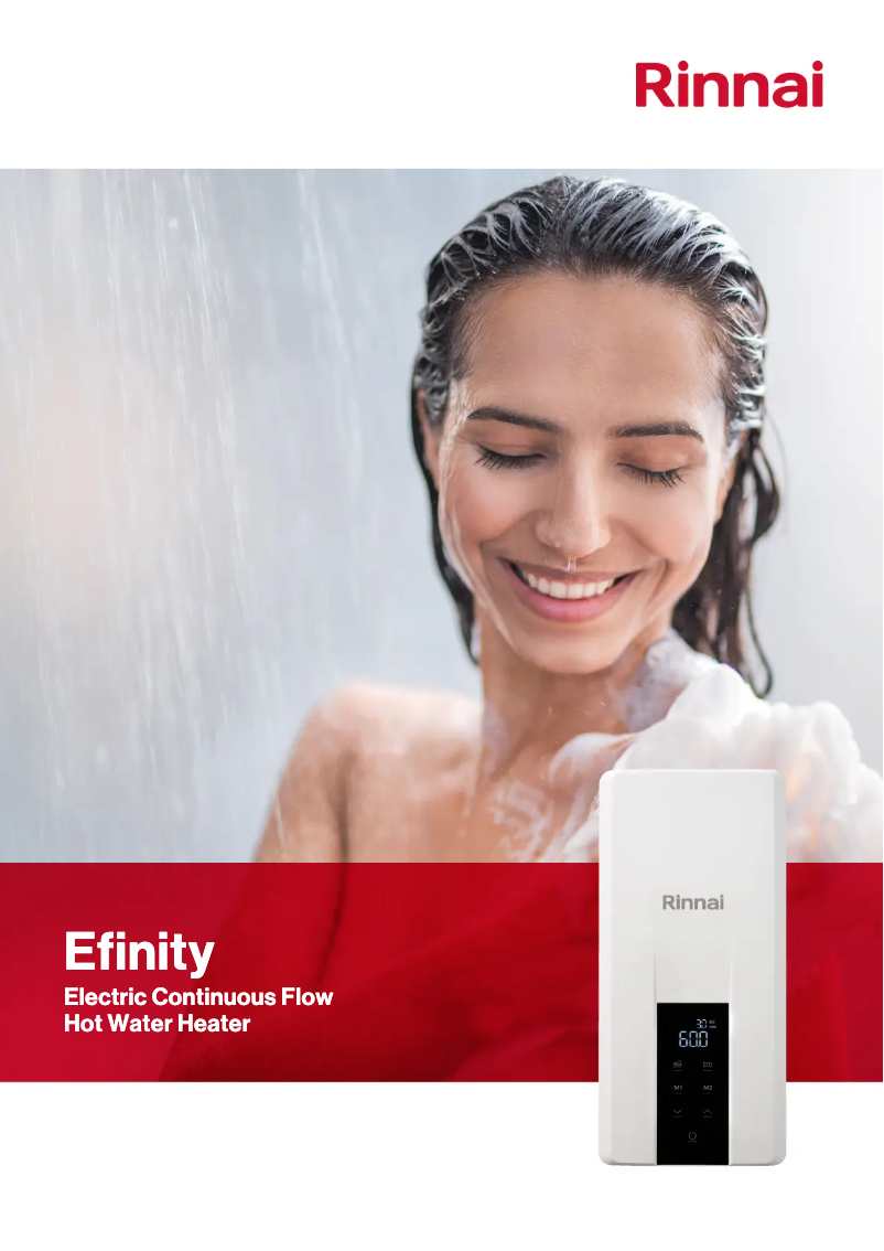 Page n°1 - Brochure Rinnai ECF19i60