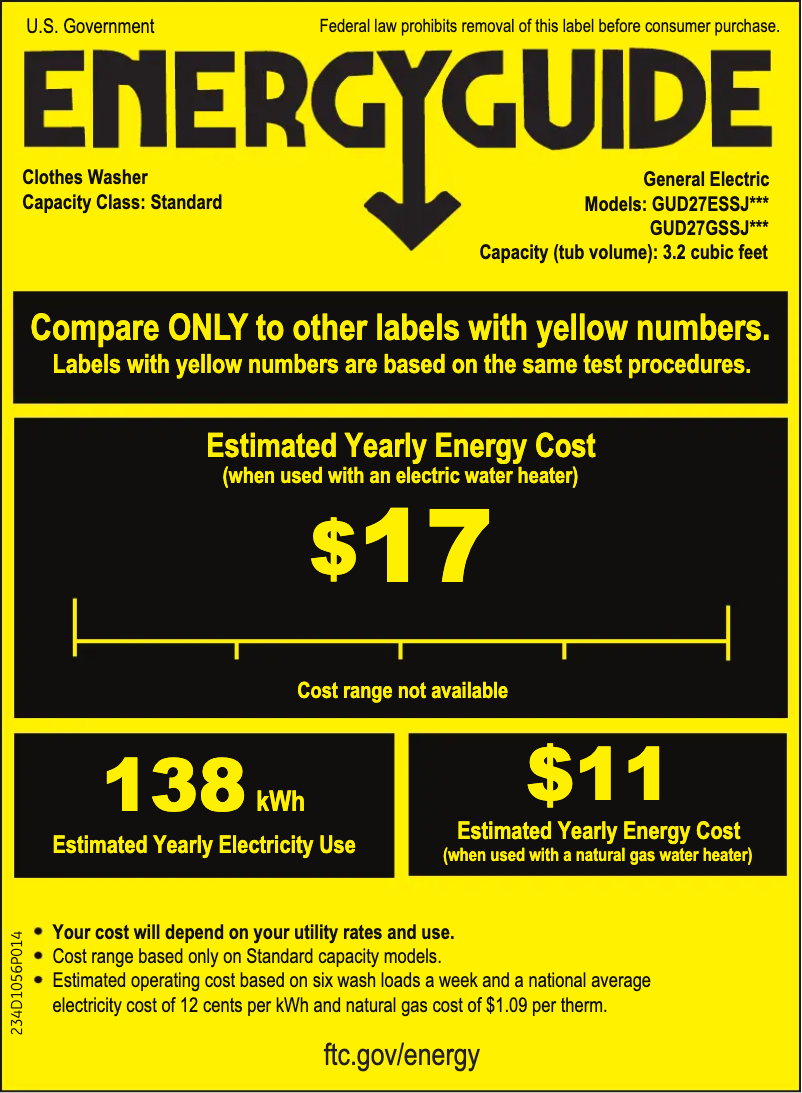 Image de la première page du manuel de l'appareil Spacemaker GUD27GSSJWW
