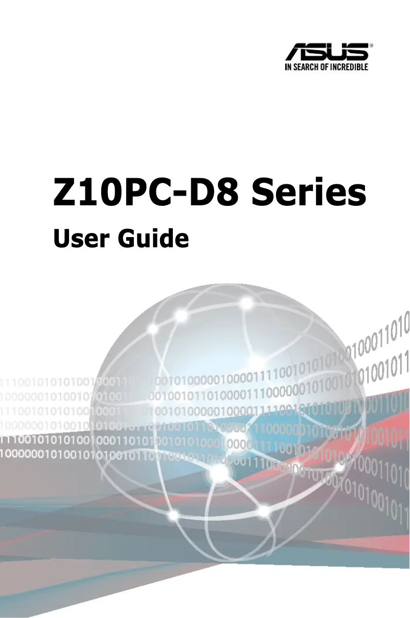 Page 1 de la notice Manuel utilisateur Asus Z10PC-D8