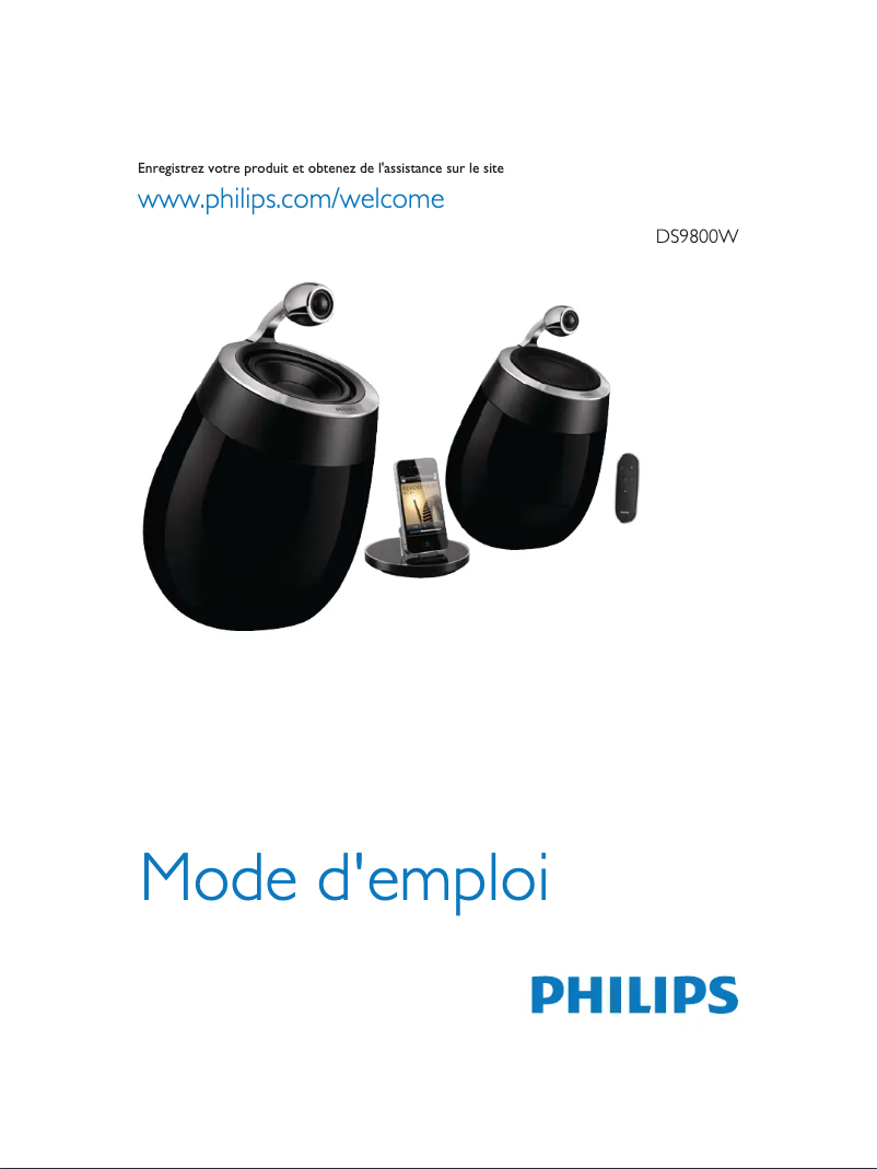 Image de la première page du manuel de l'appareil Fidelio SoundSphere DS9800W