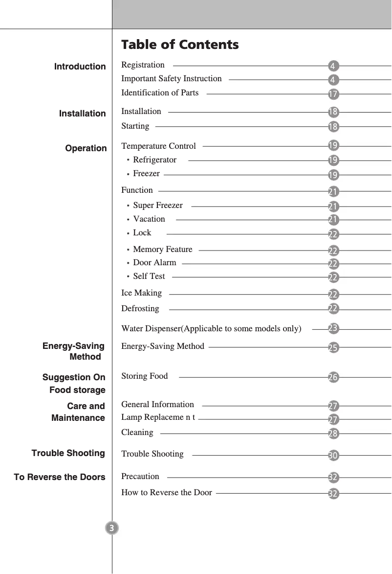 Page 1 de la notice Manuel utilisateur LG GC-B379BVQK