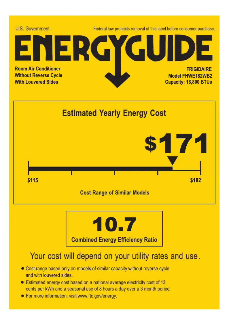 Image de la première page du manuel de l'appareil FHWE182WB2