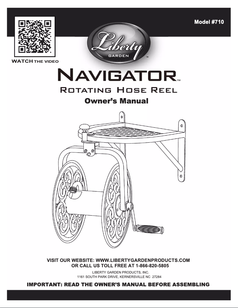 Page n°1 - Manuel utilisateur Liberty 710