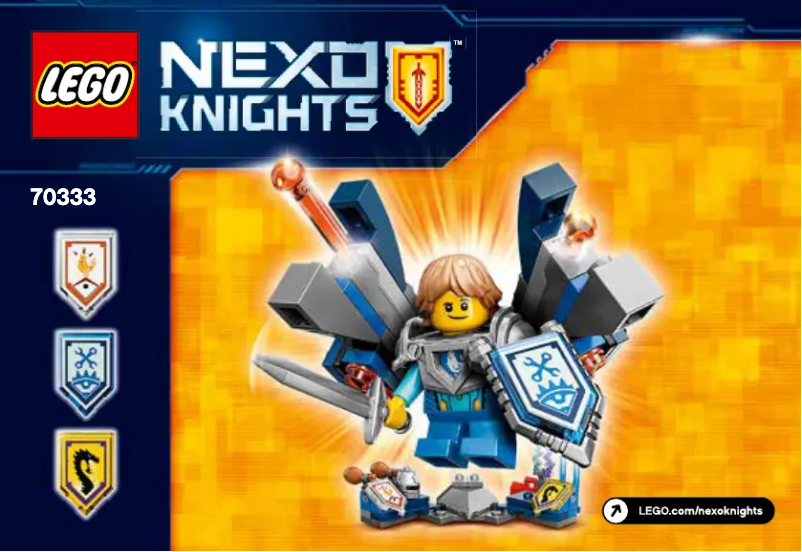 Page 1 de la notice Manuel utilisateur Lego Nexo Knights 70333