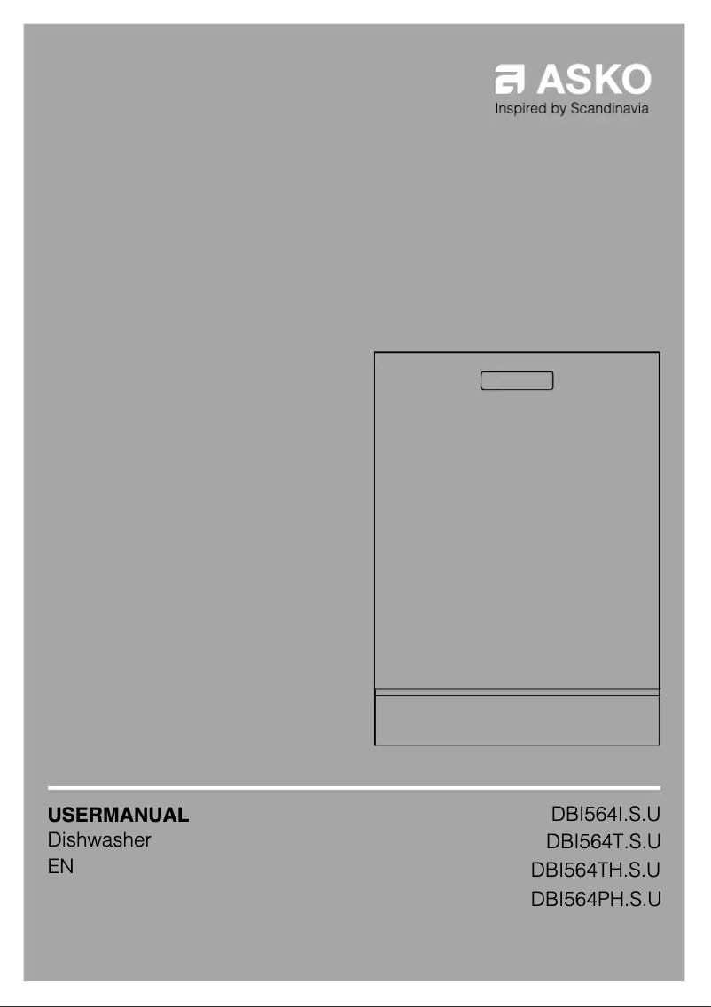 Page 1 de la notice Manuel utilisateur Asko DBI564PH.S.U