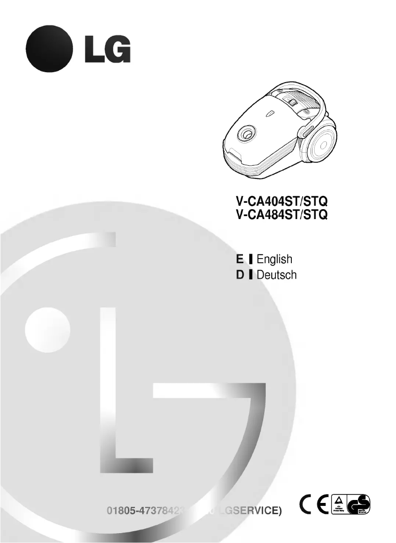 Page n°1 - Manuel utilisateur LG V-CA404STQ