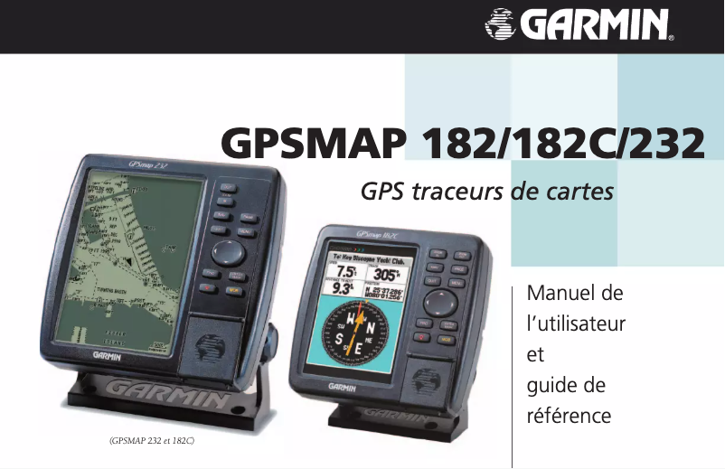 Page n°1 - Manuel utilisateur Garmin GPSMAP 182