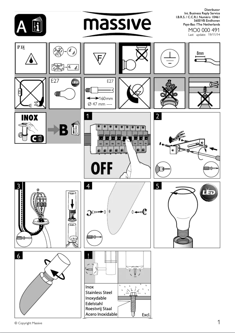 Image de la première page du manuel de l'appareil Utrecht
