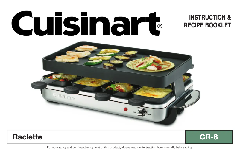 Image de la première page du manuel de l'appareil CR-8