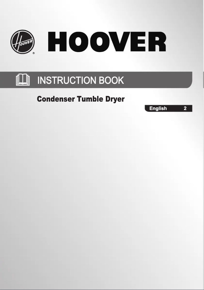 Page 1 de la notice Manuel utilisateur Hoover LLC D91B-80