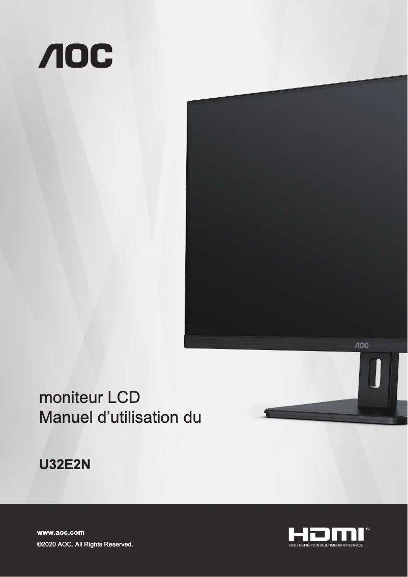 Image de la première page du manuel de l'appareil Essential-line U32E2N