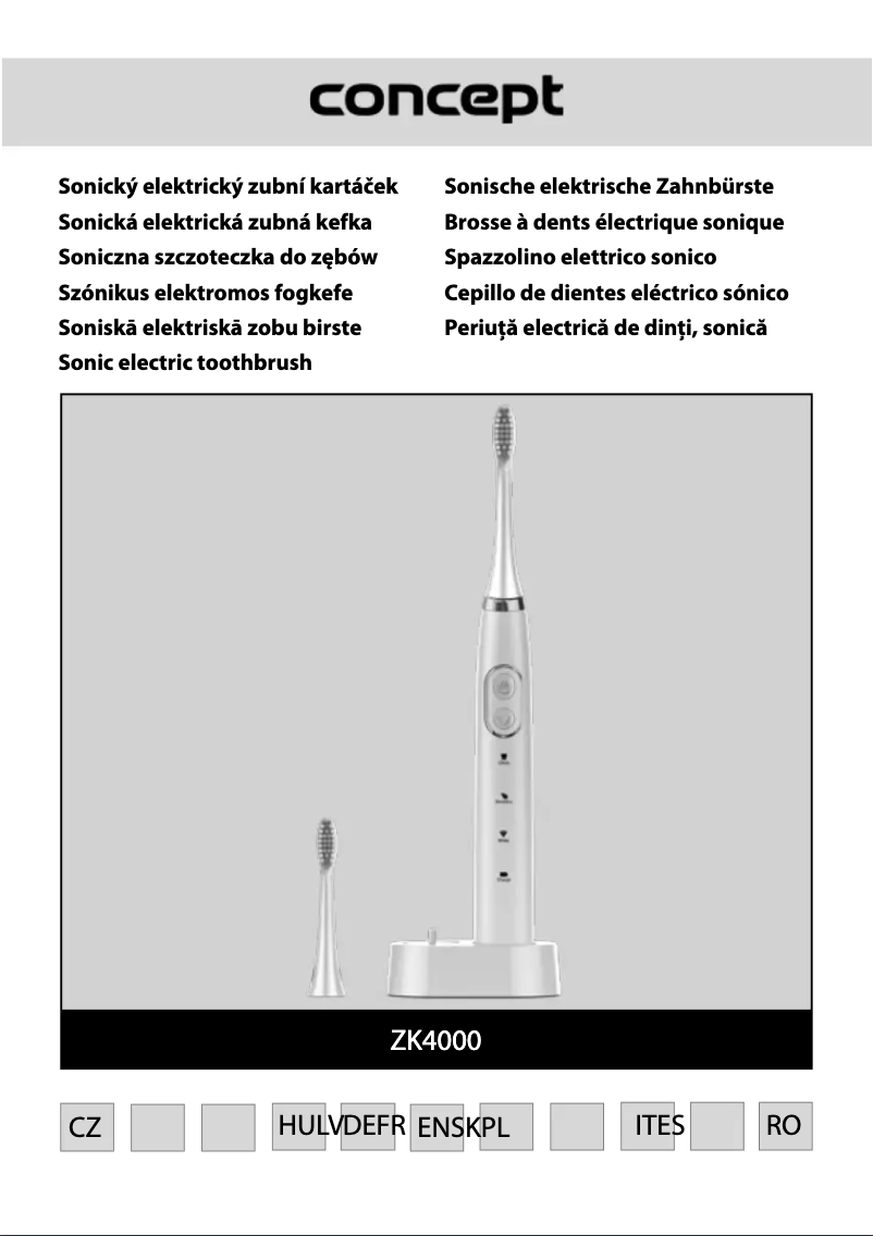 Page n°1 - Manuel utilisateur Concept Perfect Smile ZK4000