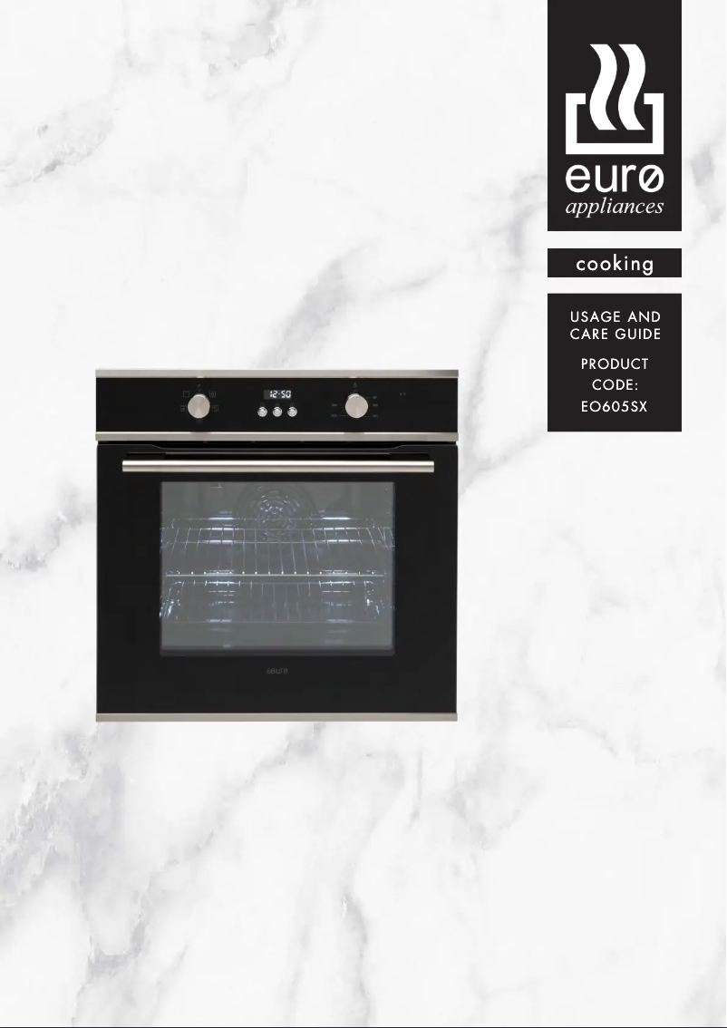 Page n°1 - Manuel utilisateur Euro Appliances EO605SX